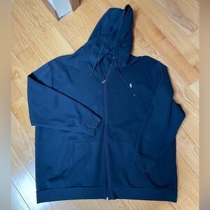 Navy 4XLT POLO Ralph Lauren Full Zip Hoodie